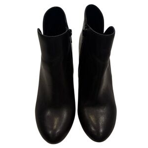Aldo Black Leather Ankle Booties
